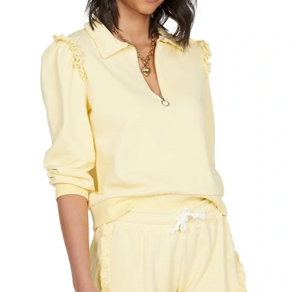 GENERATION LOVE yellow Danielle top & Cici shorts set - Picture 2 of 8